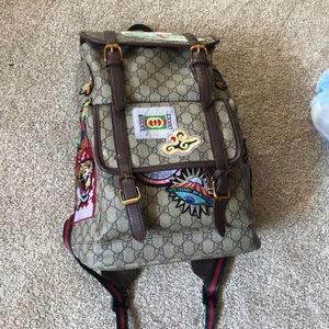 gucci backpack patches